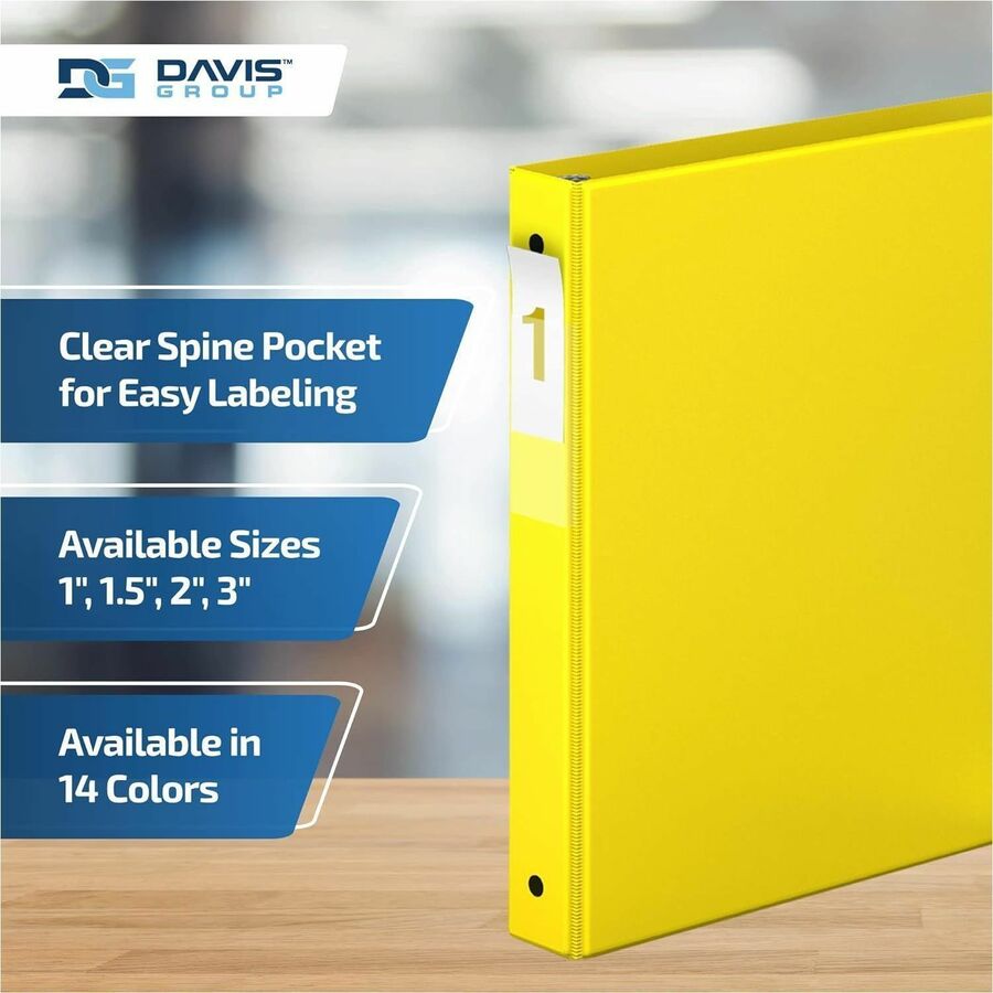 Davis Group&reg; Essential Premium Economy Round Ring Binder - 231105