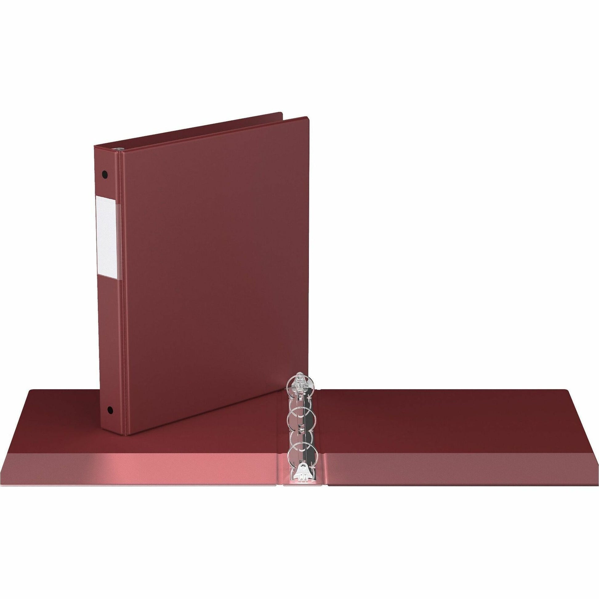 Davis Group Premium Economy, Round Ring, Binder, (Burgundy, 1")