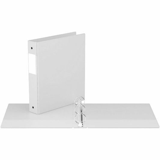 Davis Group Premium Economy, Round Ring, Binder, (White, 1.5")