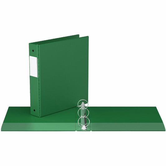 Davis Premium Economy, Round Ring, Binder, (Green, 1.5")