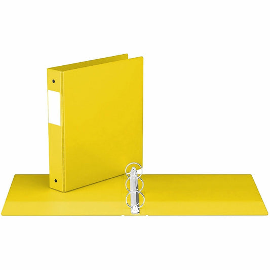 Davis Premium Economy, Round Ring, Binder, (Yellow, 1.5")