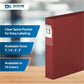 Davis Group Premium Economy, Round Ring, Binder, (Burgundy, 1.5") - 231208