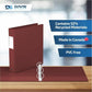 Davis Group Premium Economy, Round Ring, Binder, (Burgundy, 1.5") - 231208