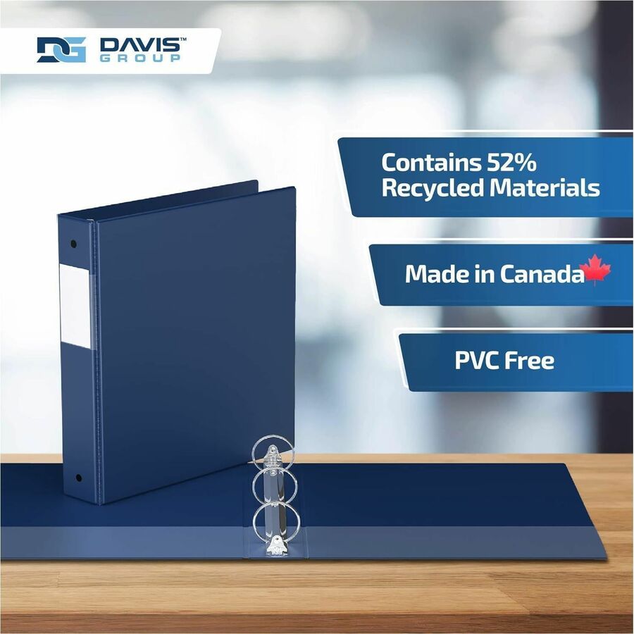 Davis Group Premium Economy, Round Ring, Binder, (Royal Blue, 1.5") - 231292