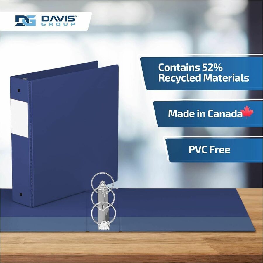Davis Group Premium Economy, Round Ring, Binder, (Royal Blue, 2") - 231392