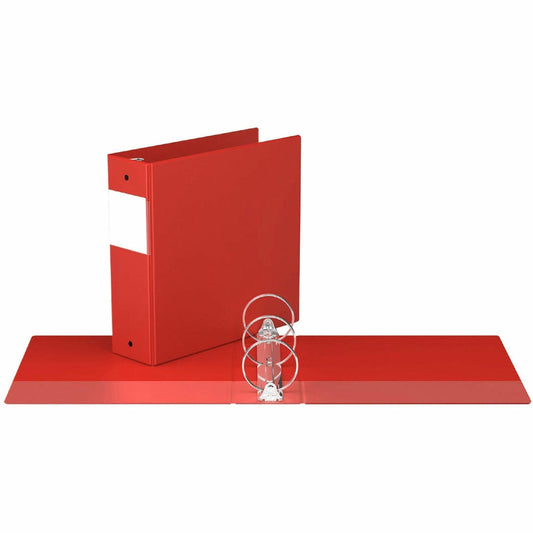 Davis Group Premium Economy, Round Ring, Binder, (Red, 3")