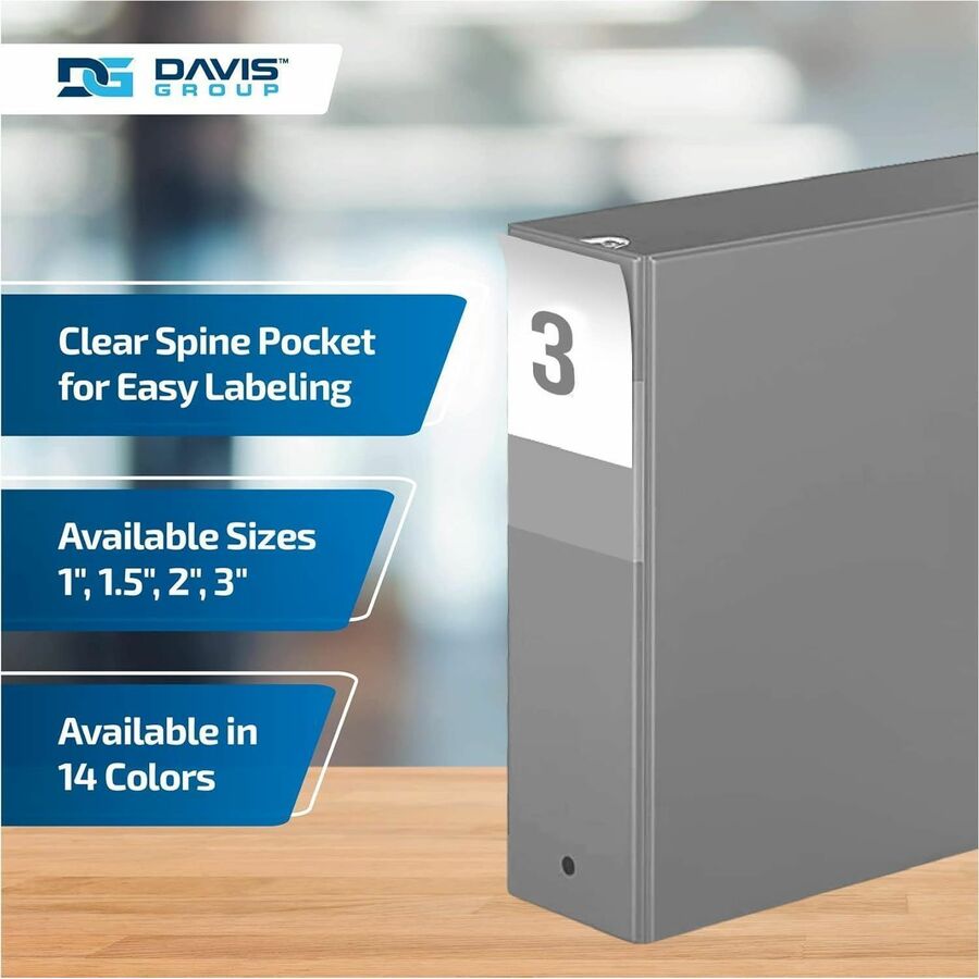 Davis Group Binder 3" Round Green - 231407