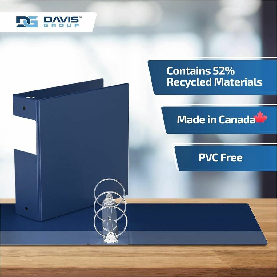 Davis Group Premium Economy, Round Ring, Binder, (Royal Blue, 3") - 231492
