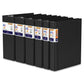 QuickFit Heavy-Duty Commercial Binder, 3-Ring D-Ring Binder, Black, 1 Inch - 29011