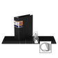 QuickFit Heavy-Duty Commercial Binder, 3-Ring D-Ring Binder, Black, 4 Inch - 29061