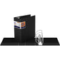 QuickFit Heavy-Duty Commercial Binder, 3-Ring D-Ring Binder, Black, 5 Inch