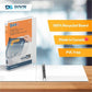 QuickFit Clear-View Binder, 3-Ring Binder, Round Ring, 5/8 Inch, White - 870000