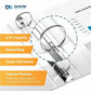 QuickFit Clear-View Binder, 3-Ring Binder, Round Ring, 5/8 Inch, White - 870000