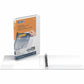 QuickFit Clear-View Binder, 3-Ring Binder, Round Ring, 5/8 Inch, White - 870000