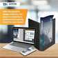 QuickFit View Binder, 3-Ring Binder, Angle D Ring, 1 Inch, Black - 870101