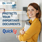 QuickFit View Binder, 3-Ring Binder, Angle D Ring, 1.5 Inch, White - 870200