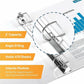 QuickFit View Binder, 3-Ring Binder, Angle D Ring, 2 Inch, White - 870300