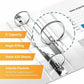 QuickFit View Binder, 3-Ring Binder, Angle D Ring, 3 Inch, White - 870500