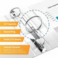 QuickFit Clear-View Binder, 3-Ring Binder, Round Ring, 1.5 Inch, White - 871200