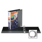QuickFit Clear-View Binder, 3-Ring Binder, Round Ring, 1.5 Inch, Black - 871201