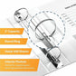 QuickFit Clear-View Binder, 3-Ring Binder, Round Ring, 2 Inch, White - 871300