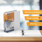 QuickFit Clear-View Binder, 3-Ring Binder, Round Ring, 2 Inch, White - 871300