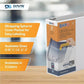 QuickFit Clear-View Binder, 3-Ring Binder, Round Ring, 3 Inch, White - 871400