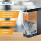QuickFit Clear-View Binder, 3-Ring Binder, Round Ring, 3 Inch, Black - 871401