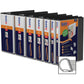 QuickFit View Binder, 3-Ring Binder, Angle D Ring, 5/8 Inch, Black - 87A001