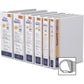 QuickFit Heavy-Duty View Binder, 3-Ring D-Ring Binder, White, 1 Inch - 89010