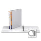 QuickFit Heavy-Duty View Binder, 3-Ring D-Ring Binder, White, 1 Inch - 89010
