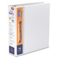 QuickFit Heavy-Duty View Binder, 3-Ring D-Ring Binder, White, 3 Inch - 89050