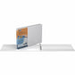 QuickFit Heavy-Duty Landscape 3-Ring Binder, D-Ring, View Binder, 1 Inch, White - 94010