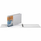 QuickFit Heavy-Duty Landscape 3-Ring Binder, D-Ring, View Binder, 1.5 Inch, White