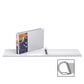 QuickFit Heavy-Duty Landscape 3-Ring Binder, D-Ring, View Binder, 1.5 Inch, White - 94020