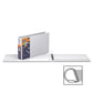 QuickFit Heavy-Duty Landscape 3-Ring Binder, D-Ring, View Binder, 2 Inch, White - 94030