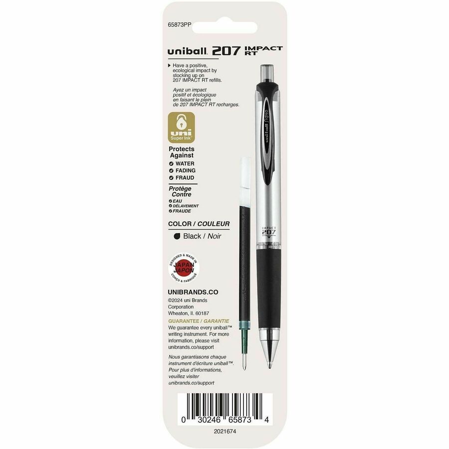 uniball 207 Impact RT Gel Pen Refills - 65873PP