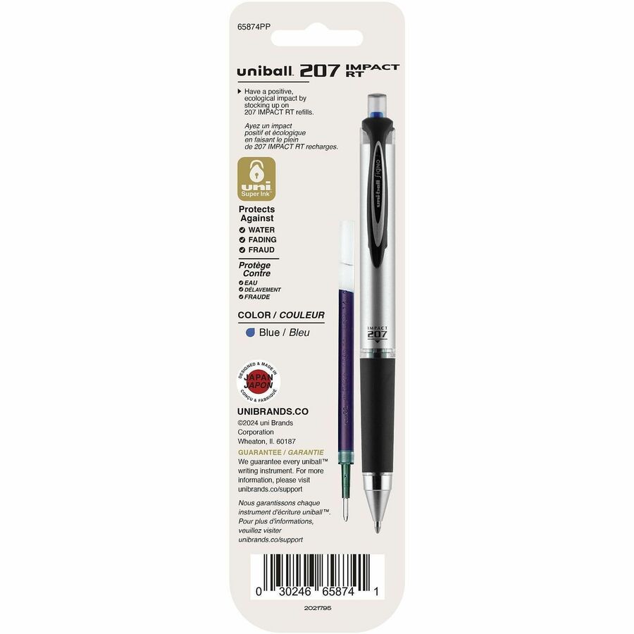 uniball 207 Impact RT Gel Pen Refills - 65874PP