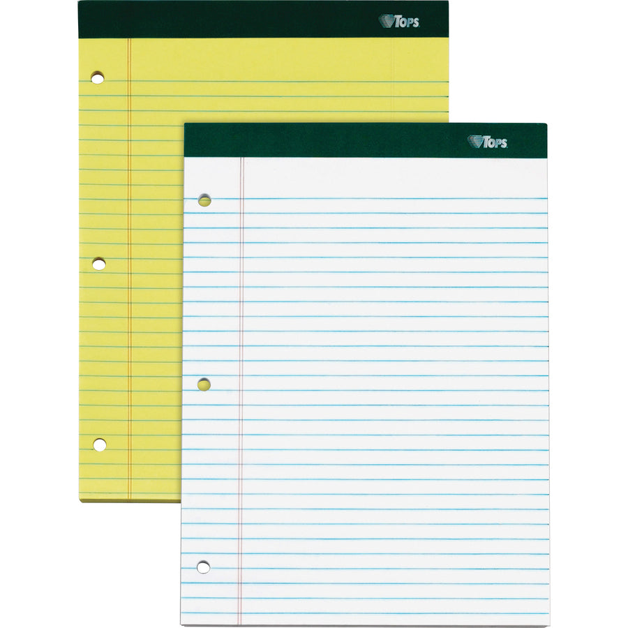 TOPS Double Docket Ruled Writing Pads - Letter - 63392