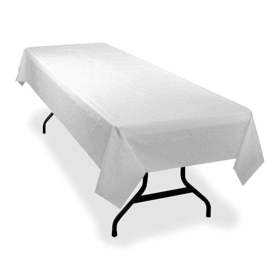 Genuine Joe Banquet-Size Plastic Tablecover - 10324