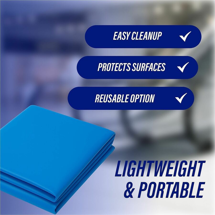 Genuine Joe Plastic Rectangular Table Covers - 10325