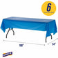 Genuine Joe Plastic Rectangular Table Covers - 10325
