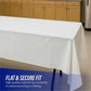 Genuine Joe Plastic Rectangular Table Covers - 10328