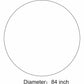 Genuine Joe Plastic Round Tablecovers - 10330
