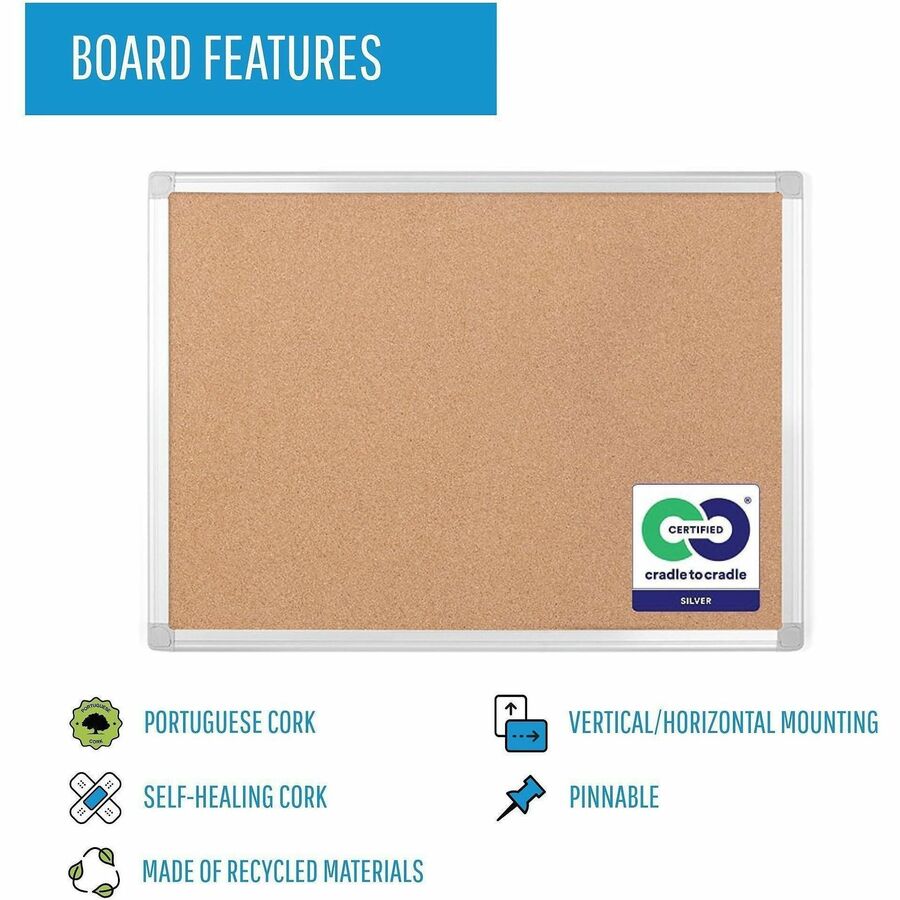 MasterVision Earth Series Recycled Cork Boards - CA051790
