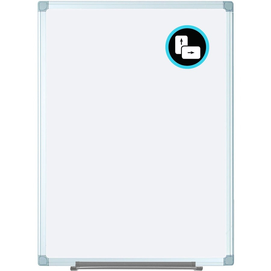 MasterVision Earth Silver Easy-Clean Dry-erase Board - MA0300790