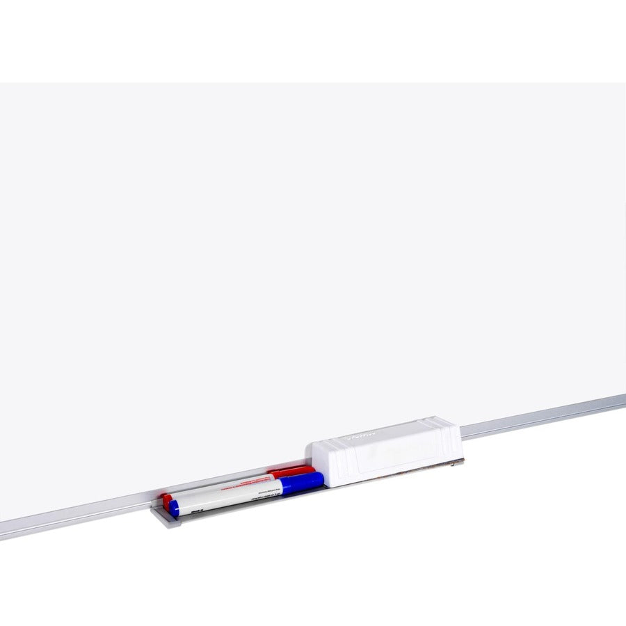 MasterVision Earth Silver Easy-Clean Dry-erase Board - MA2700790