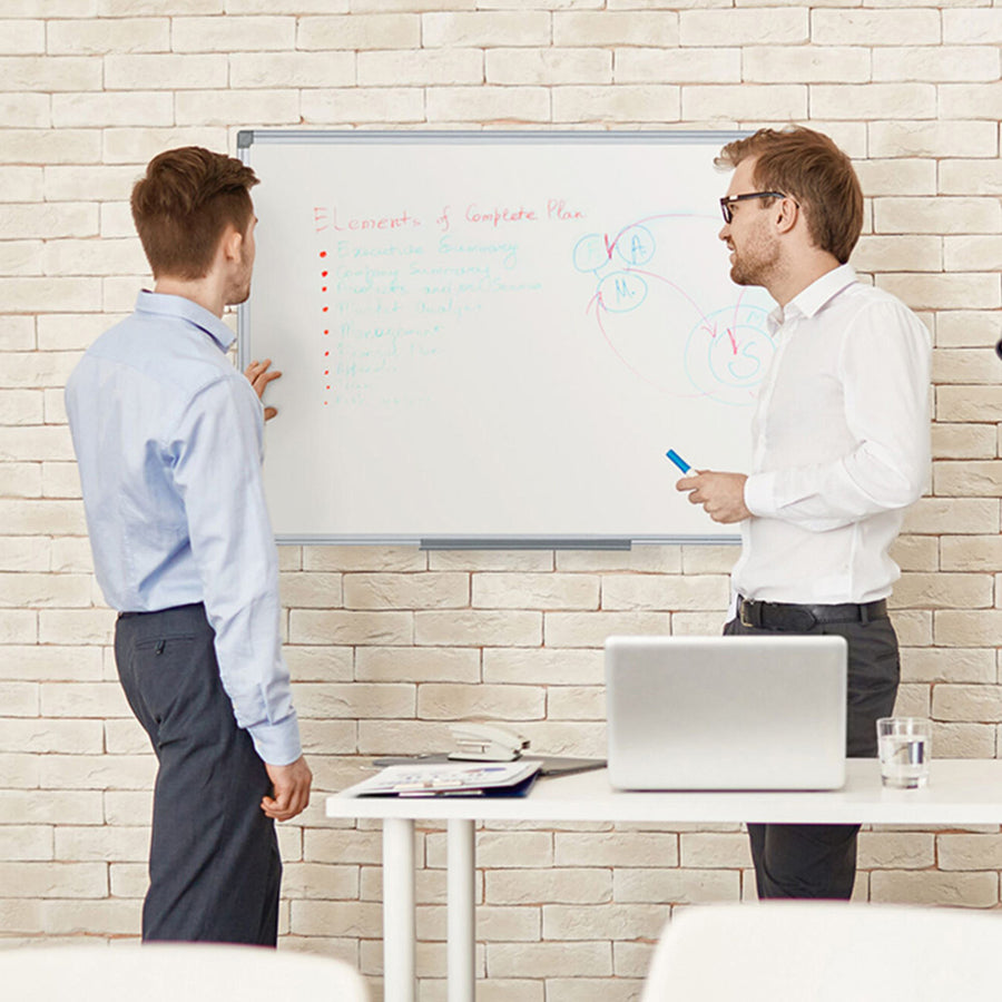 MasterVision Earth Silver Easy-Clean Dry-erase Board - MA2700790