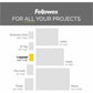 Fellowes Glossy Pouches - Luggage Tag with loop, 5 mil, 25 pack - 52003