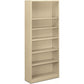 HON Brigade Steel Bookcase | 6 Shelves | 34-1/2"W | Putty Finish